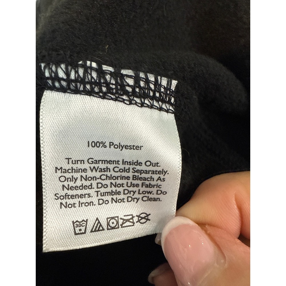 Eddie Bauer Vest Black Full Zip Sweater Knit Pockets Mens TXL - Picture 4 of 8
